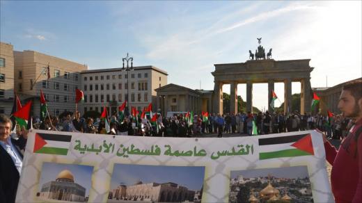 وقفة احتجاجية في برلين للتنديد بالانتهاكات الإسرائيلية بحق المسجد الأقصى