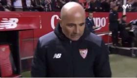 تقرير تذكر ما تحدث به راموس للمدير الفني لنادي اشبيلية سامبولي قبل مباراتهم في الدوري الاسباني
