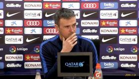 المؤتمر الصحفي للمدرب لويس انريكي بخصوص المواجهة المرتقبة بين نادي برشلونة وايبار
