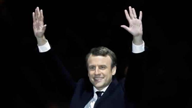استطلاع للرأي تشير إلى رضا 65% من الشعب الفرنسي عن رئيسهم الجديد ماكرون