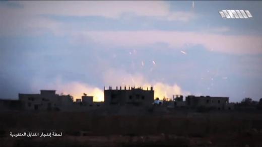 غارات جوية على حي سكني غرب مدينة بنغازي الليبية