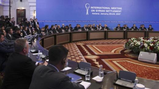 انتهاء اليوم الأول من محادثات السلام السورية في أستانا دون إحراز أي تقدم
