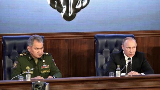 وزير الدفاع الروسي يعلن قتل 35 ألف مقاتل من المعارضة السورية