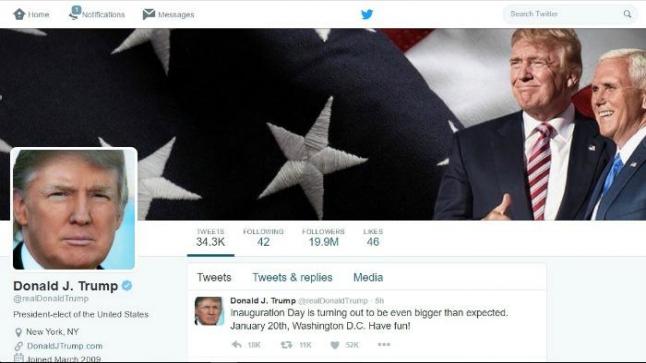 تويتر تحذر الرئيس الامريكي ترامب من تجاوز القواعد الخاصة بالموقع لكي لا يتعرض حسابة للإغلاق