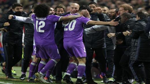 زيدان يصل إلى الفوز الأربعين وبذلك يتخطي سلسلة نادي برشلونة