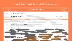 تعرف على تطبيق التراسل Confide ومميزاته المختلفة