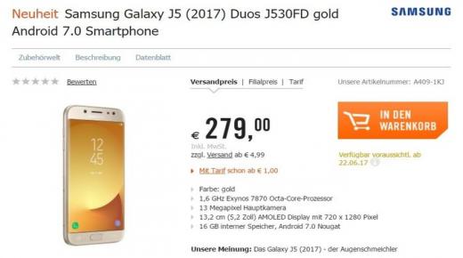 تسريبات عن موعد قدوم هاتف Galaxy J5 إلى اوروبا