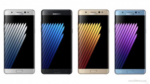 هاتف Galaxy Note7R سيأتي بذات المواصفات والألوان الخاصة بهاتف Galaxy Note7