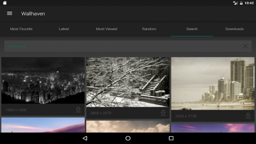 معلومات خاصة بتطبيق Wallhaven بالاضافة إلى المواصفات والمميزات التي يتمتع بها
