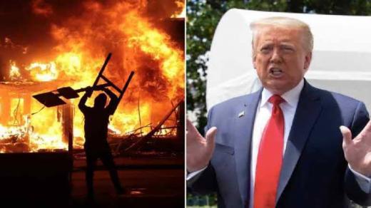 لجوء ترامب الى المخبا السري في البيت الأبيض