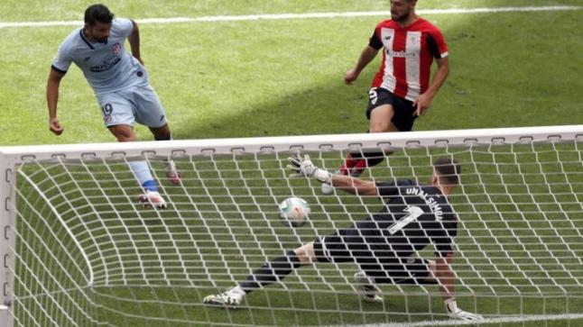 أتليتكو مدريد في الظهور الأول له بعد كورونا يسقط في فخ التعادل أمام بلباو