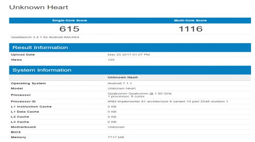 هاتف نوكيا 9 يظهر على منصة الإختبار Geekbench بمواصفات رائعة